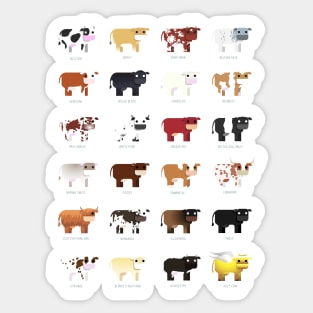 Bovine Variety Sticker